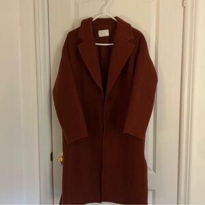 Wool blend coat
